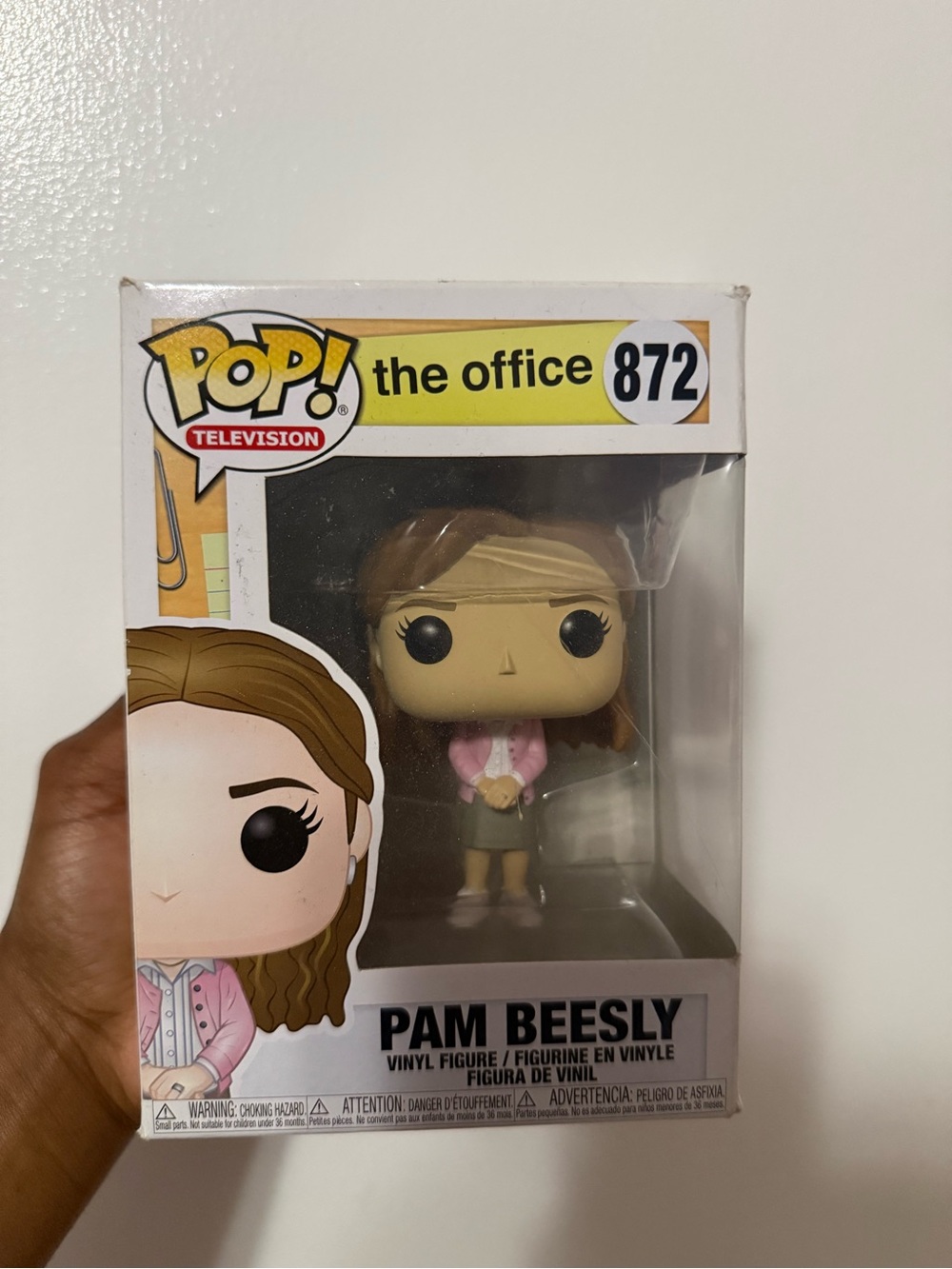 Funko Pam Beesly Pop! Figure - Pink Jacket, Brown Hair
